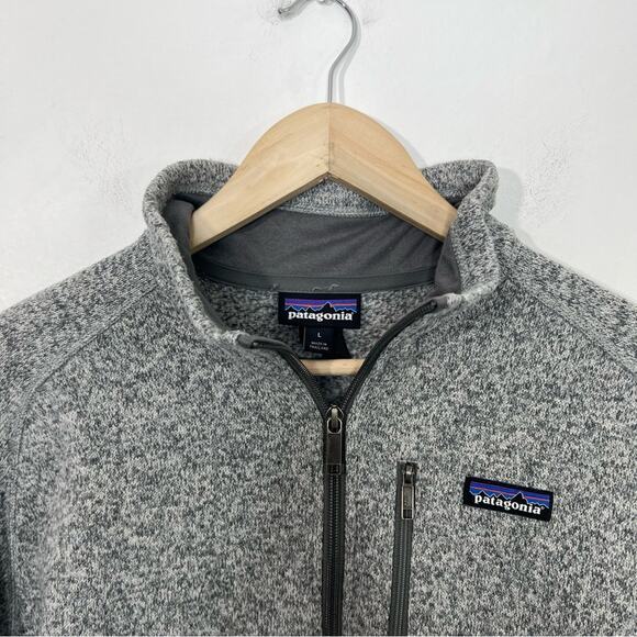 Patagonia Better Sweater 1/4-Zip Fleece Stonewash Gray Size Large - Picture 3 of 13